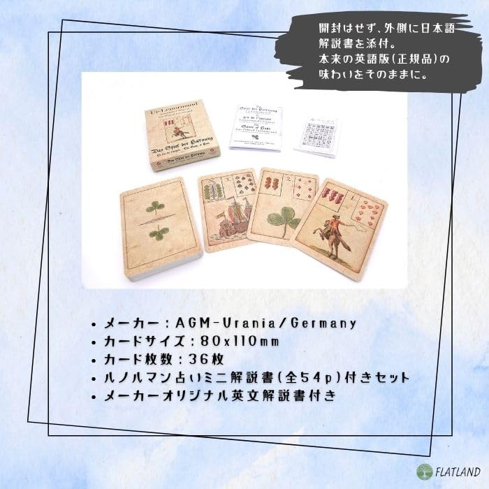Primal Lenormand Lenormand Card Reading Guide with Japanese Instructions FLATLAND Authentic Product -
