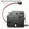 12V OR 24V Mini Cabinet Lock Market Express Delivery Electrical Bolt Locker Drawer Solenoid Lock ElectroMagnetic Lock