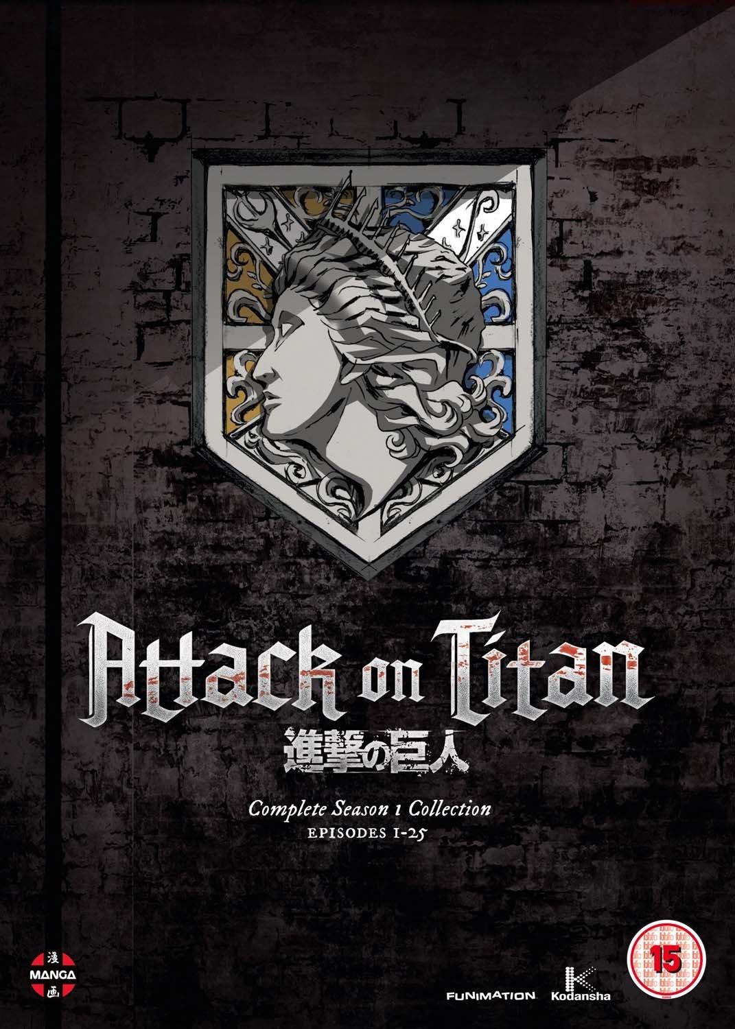 

Attack on Titan Complete 580 Shingeki no Kyojin Hajime Isayama Anime please check your playback DVD-BOX (26 episodes, minutes) [DVD] [Import] [PAL,