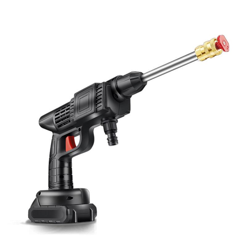 Portable Rechargeable Electric Pressure Washer with High-Pressure Water Gun for Cars