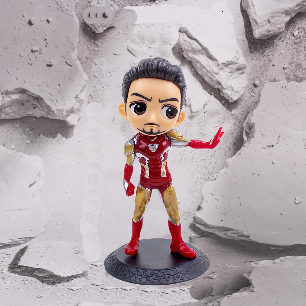 Detailed Avengers Justiceleague Q Version Cartoon Model Action Figure Decoration