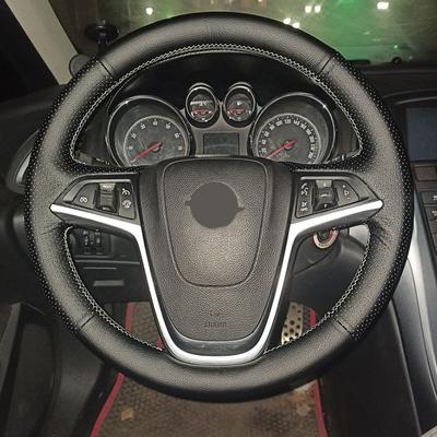 Custom Steering Wheel Cover For Buick Excelle XT GT Encore Opel Mokka Leather Braid For Steering Wheel DIY