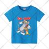 Tom and Jerry Cute T-shirts Cartoon Anime Pattern Printed Short Sleeve Unisex Summer Clothes Comfortable Breathable T-shirt Gift
