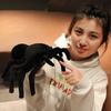Spider Stuffed Plush Toy Stuffed Animal Horror Black Spider Plushies Gentle Cushion Dolls Children Gifts Joyful Spooky Holiday Celebration Decors