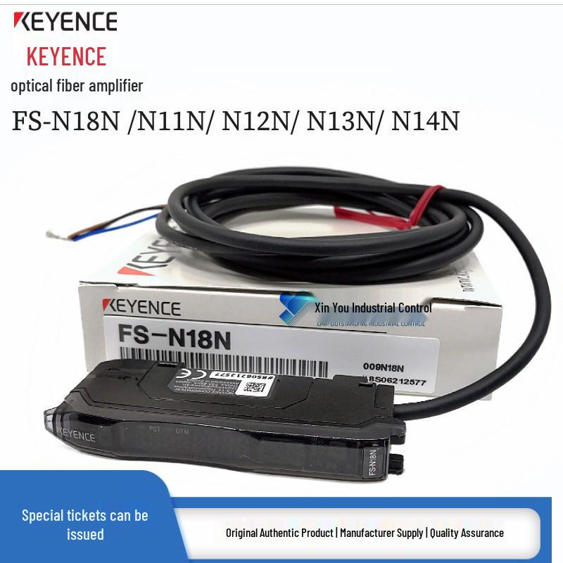 Keyence FS-N Series Fiber Optic Amplifier Sensor (Models N18N, N11N, N12N, N13N, N14N) - Original Product