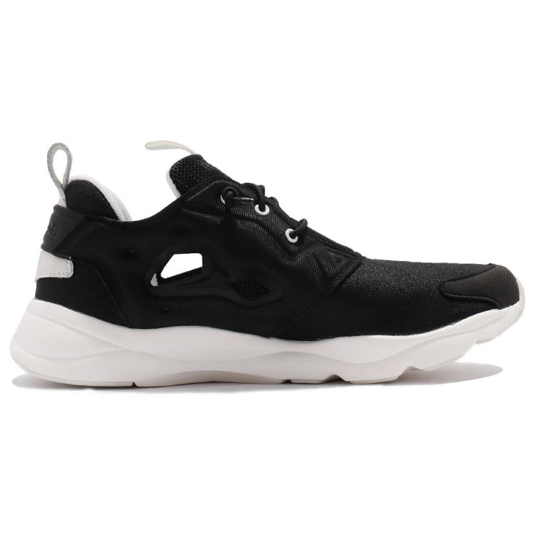 Reebok Furylite Comfortable Versatile Low-Top Casual Running Shoes Unisex sneaker Black CN7302