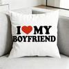 I Love My GirlfriendBoyfriend Pillow Case Square DoubleSided Sofa Cushion Cover Bedroom Bedside Pillow Gift