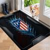 Soft Floor Carpet Atletico Madrid Pattern Area Rug Decorative Mat For Home Room Decoration