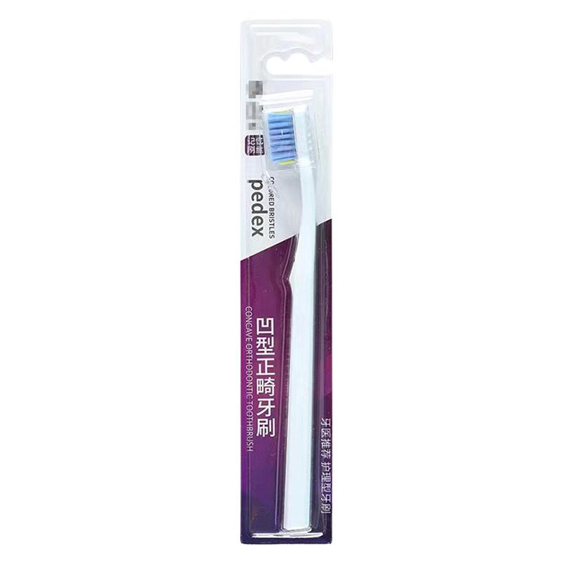 

Чистые ортодонтические брекеты, ортодонтические зубные щетки для взрослых, мягкая зубная щетка белый
