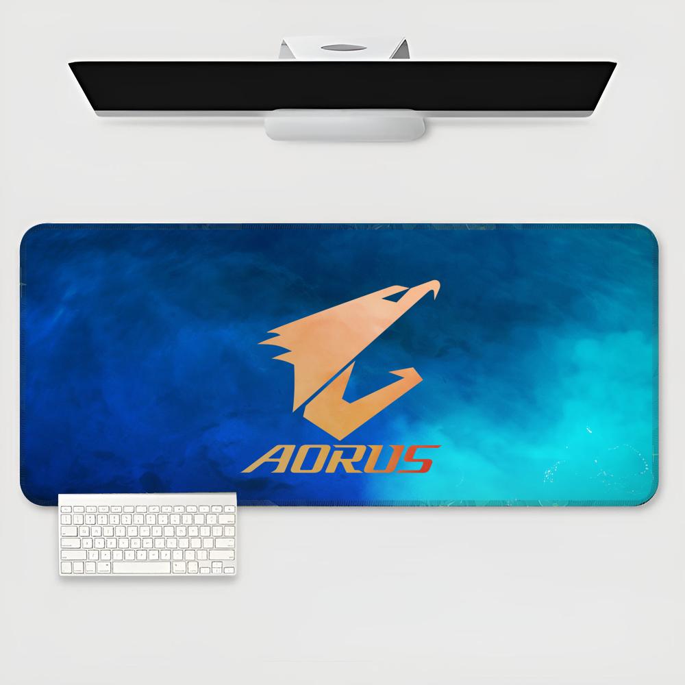 Aorus Mouse Pad Large Gamer XXL Keyboard Mat On Mat 900X400MM Carpet Rubber Desk Mat Gaming Mouse Pad