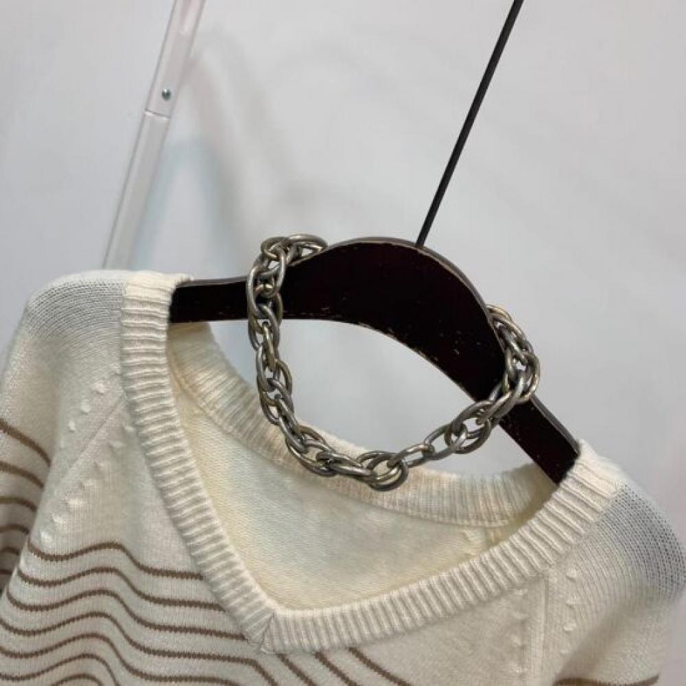 C S In The Room Women Huddle ColorbloCk Stripe Raglan V neCk Knit 4Color