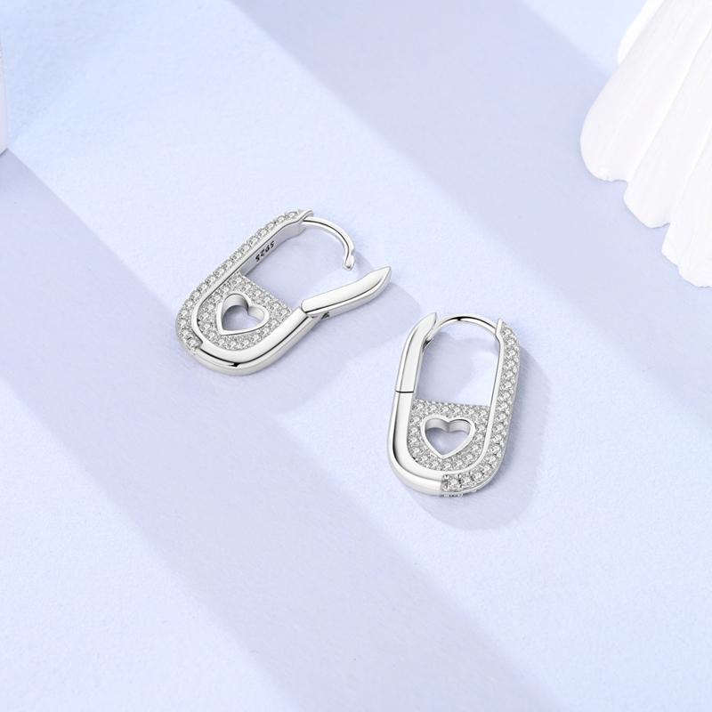 925 Silver Earrings Starry Pearl Devil Eye Simple Drop Stud Hoop Earrings for Women Girl Fashion Jewery Accessories