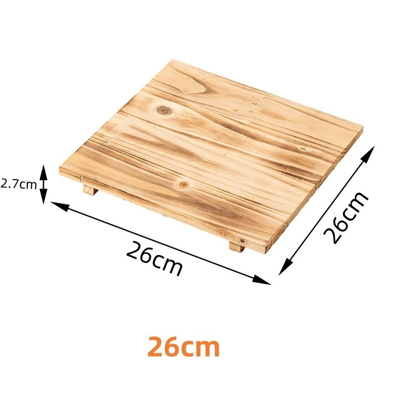 Wood Pot Holder Wooden Trivets Bowl Trivet Hot Stone pot Mat Korean Dolsot Plate Base Placemat Bibimbap Coaster Pan Dish board
