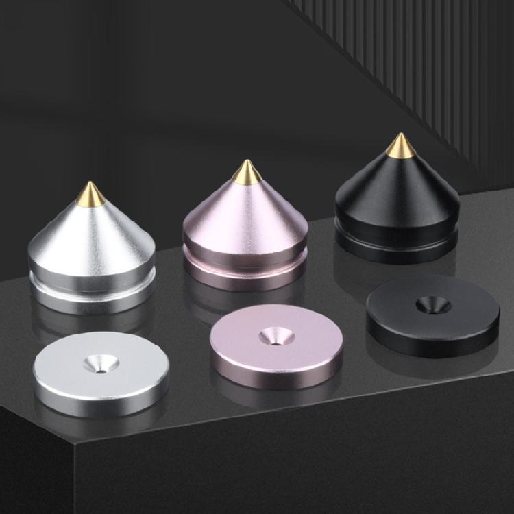 Stoßdämpfende Lautsprecherständerfüße für Heimkinosysteme Präzise Bodenspitze Verbessert Schalldämmungsmatte