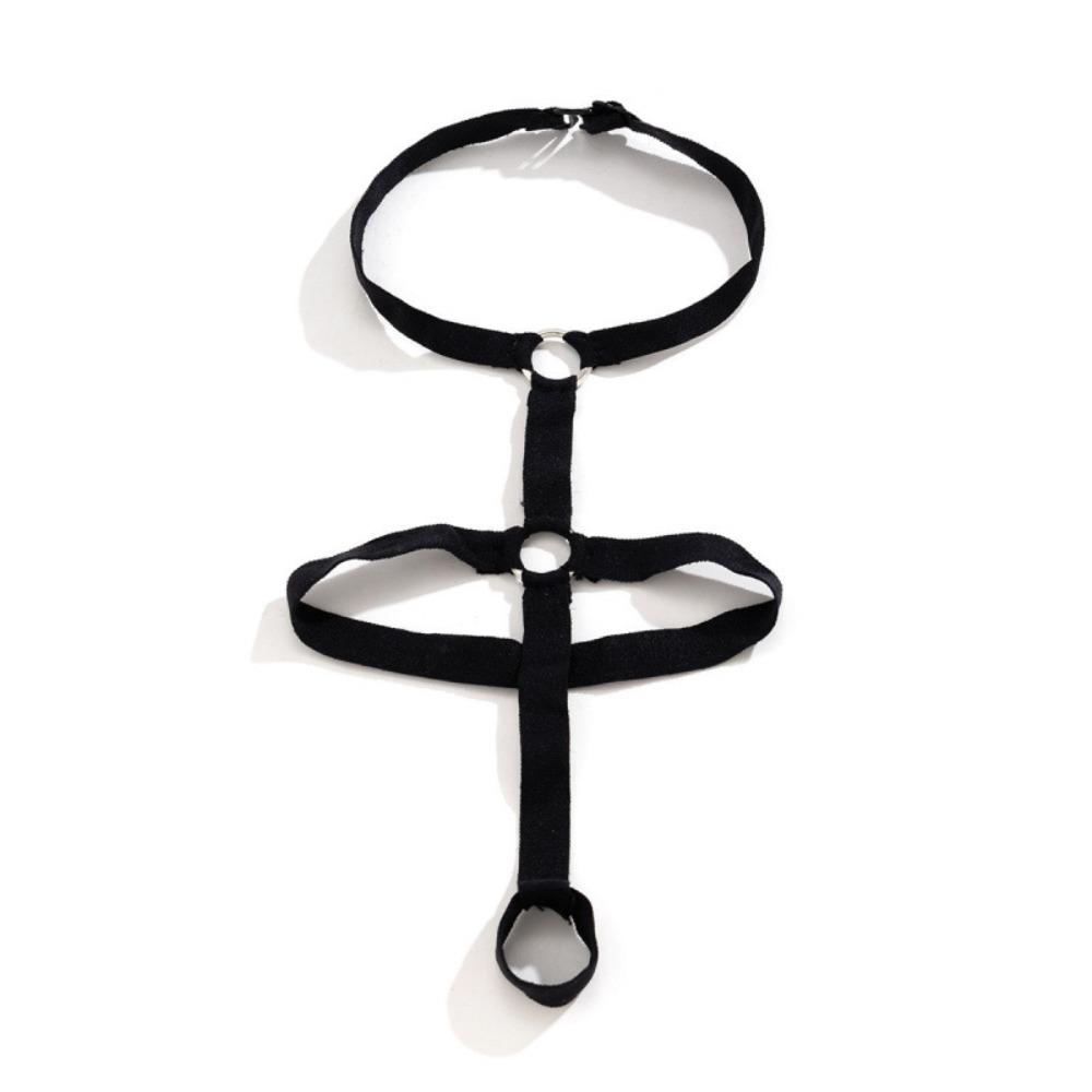 

Sexy Romantic Temptation Black Elastic Strap Anklets for Women Wearable Beautiful Feet Punk Hot Girl Jewelry Accessories Gifts