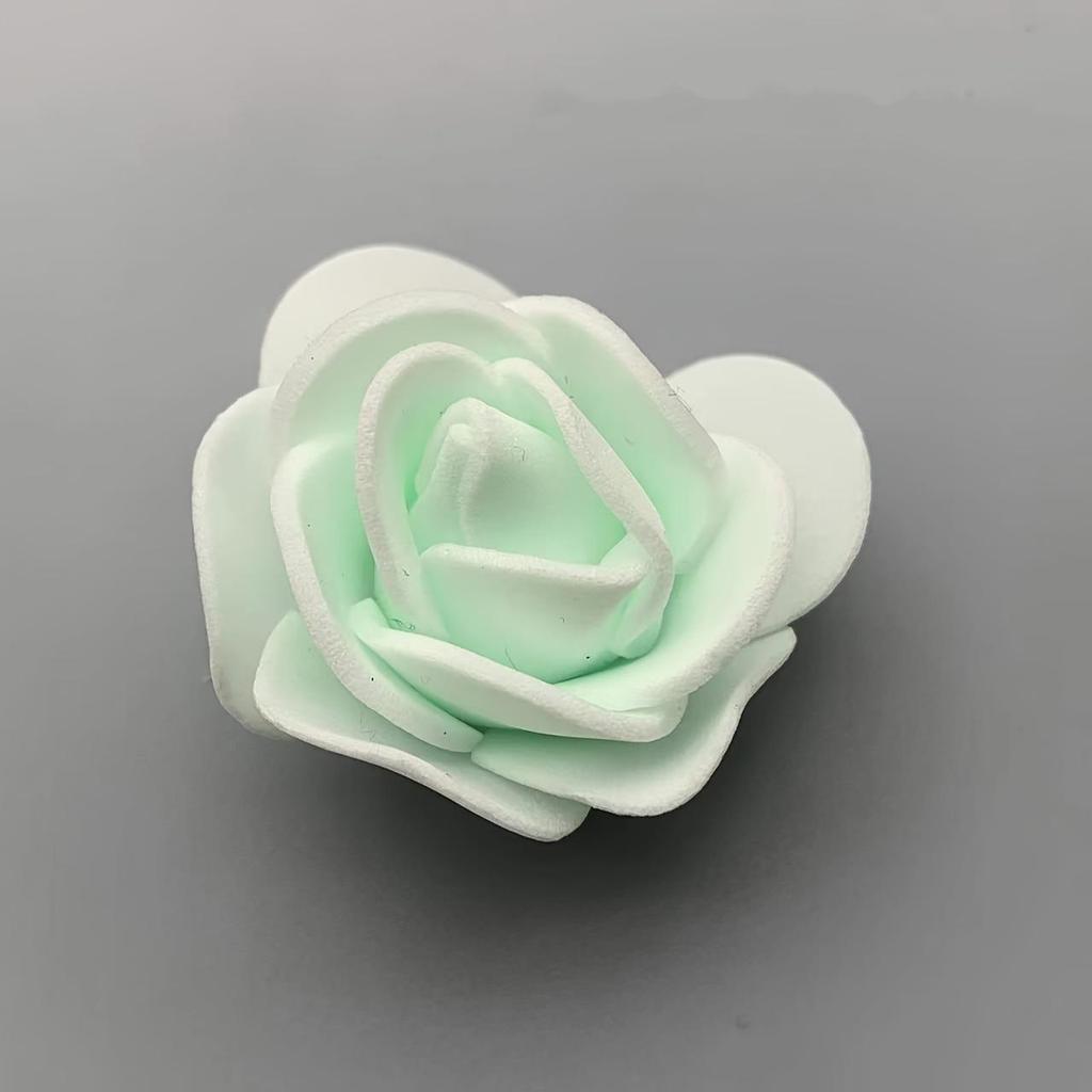 3.5CM Foam Rose Flower Heads for DIY Crafts and Wreath Decoration