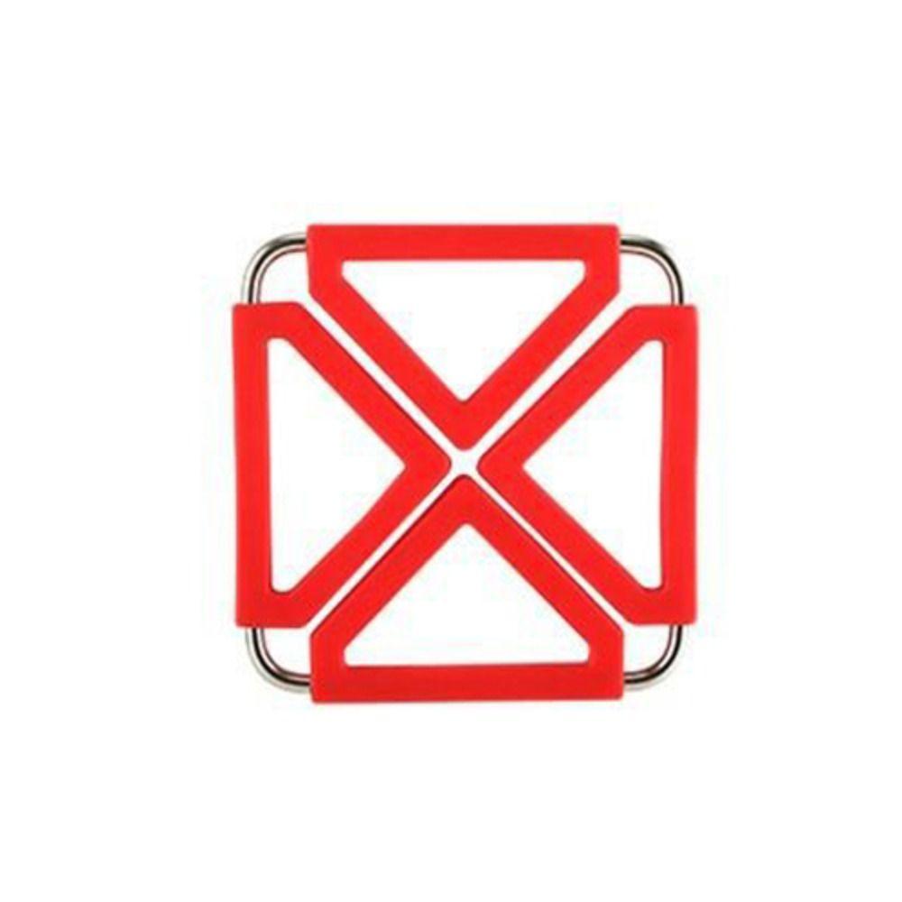 With Stainless Steel Frame Expandable Pot Mat Foldable Heat Resistant Pad  Dining Table