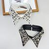 Eleganter abnehmbarer Kragen aus Diamantkristall für Damen, falscher Schal, Schulterwickel, Revers, modisches Accessoire für Damen