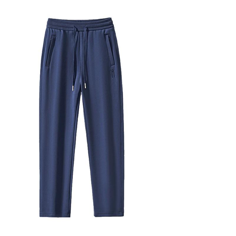 2025 Women's High-Waisted Fleece-Lined Sports Pants with Pockets and Zippers - Korean Style.