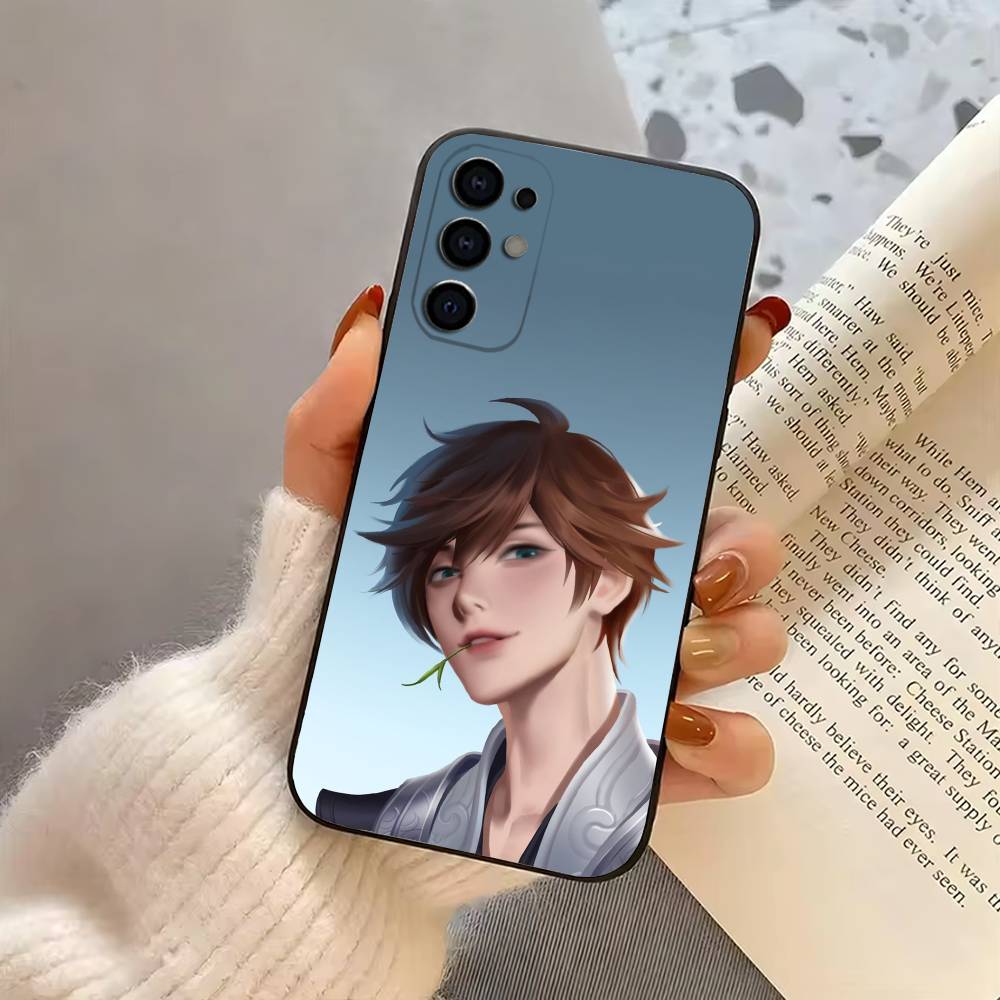 H-Honor of K-Kings Li Bai-es Phone Case For Samsung S25,S24,S21,S22,S23,S30,Ultra,S20,Plus,Fe,Lite,Note,10,Black Cover
