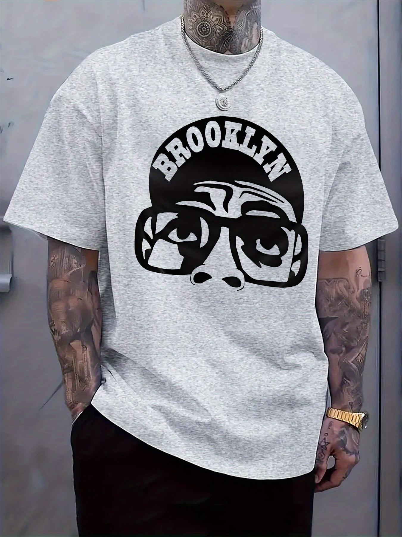 Brooklyn Graphic Print Tshirt - 95% Polyester 5% Elastane... L