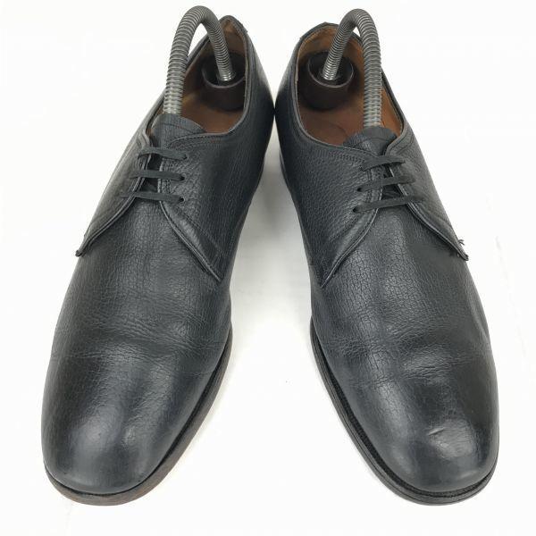 Vintage Florsheim USA Leather Goodyear Plain Toe Black 26.0(USED)