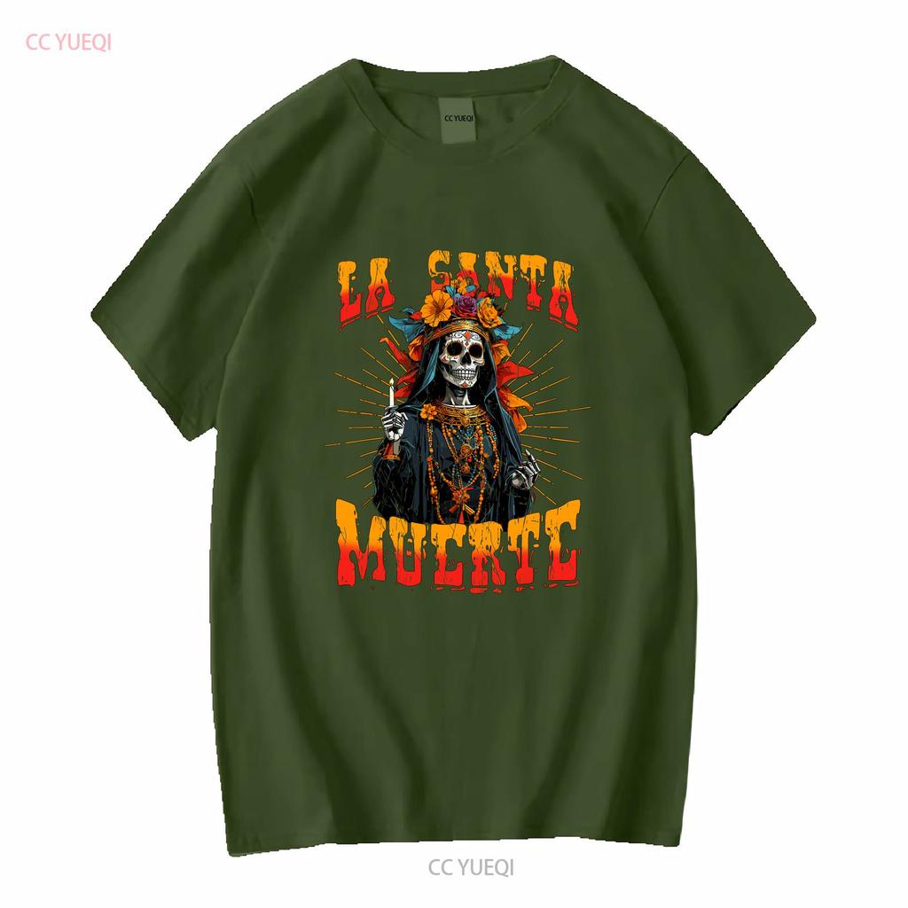 NEW LIMITED La Santa Muerte Sugar Skull Catrina Cinco De Mayo T Shirt S 5XL vintage Washed Comfortable Stylish streetwear Soft