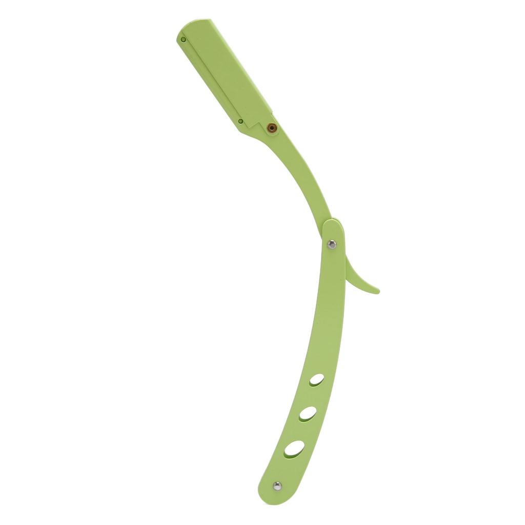 Men Manual Trimmer Blade Holder Foldable Reusable Safety Beard Clipper Handle for Home Salon