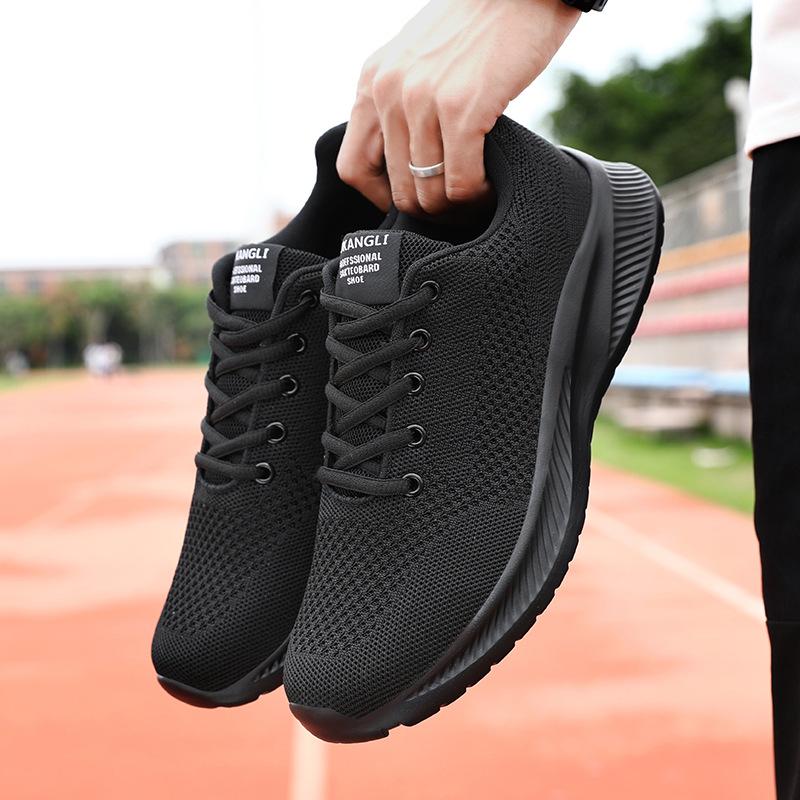 

Summer men s shoes 2025 new sports shoes mesh lightweight breathable running shoes men s non-slip wear-resistant fashion casual shoes 45