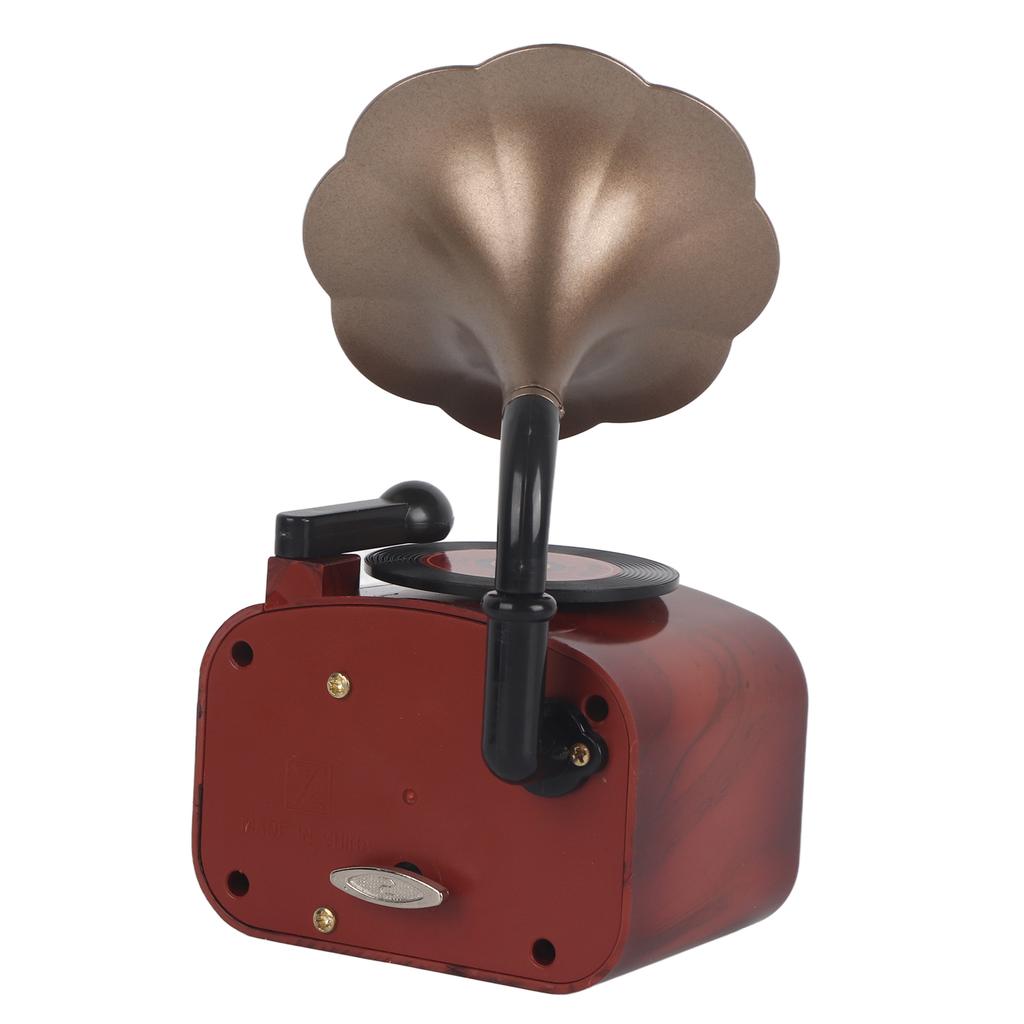 Retro Gramophone Classic Turntable Stereo Sound Vinyl Record Player for Children Holiday Living