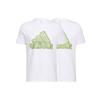 Adidas Alphabet Logo Sport Crew Neck Short Sleeve T-Shirt Men Tops White HE4793