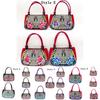 Elegant Fashion Yunnan National Style Embroidery Handbag For Women With Soft Handle