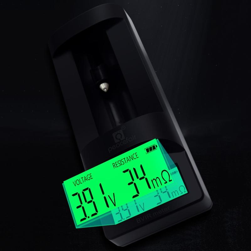 Battery Checker Tester with Backlight Lithium Internal Resistance Test Meter Battery Voltage Tester for AA/AAA Battery