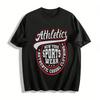 New York Athletics Retro Print Casual Sports Tee Pure Cotton T-shirt