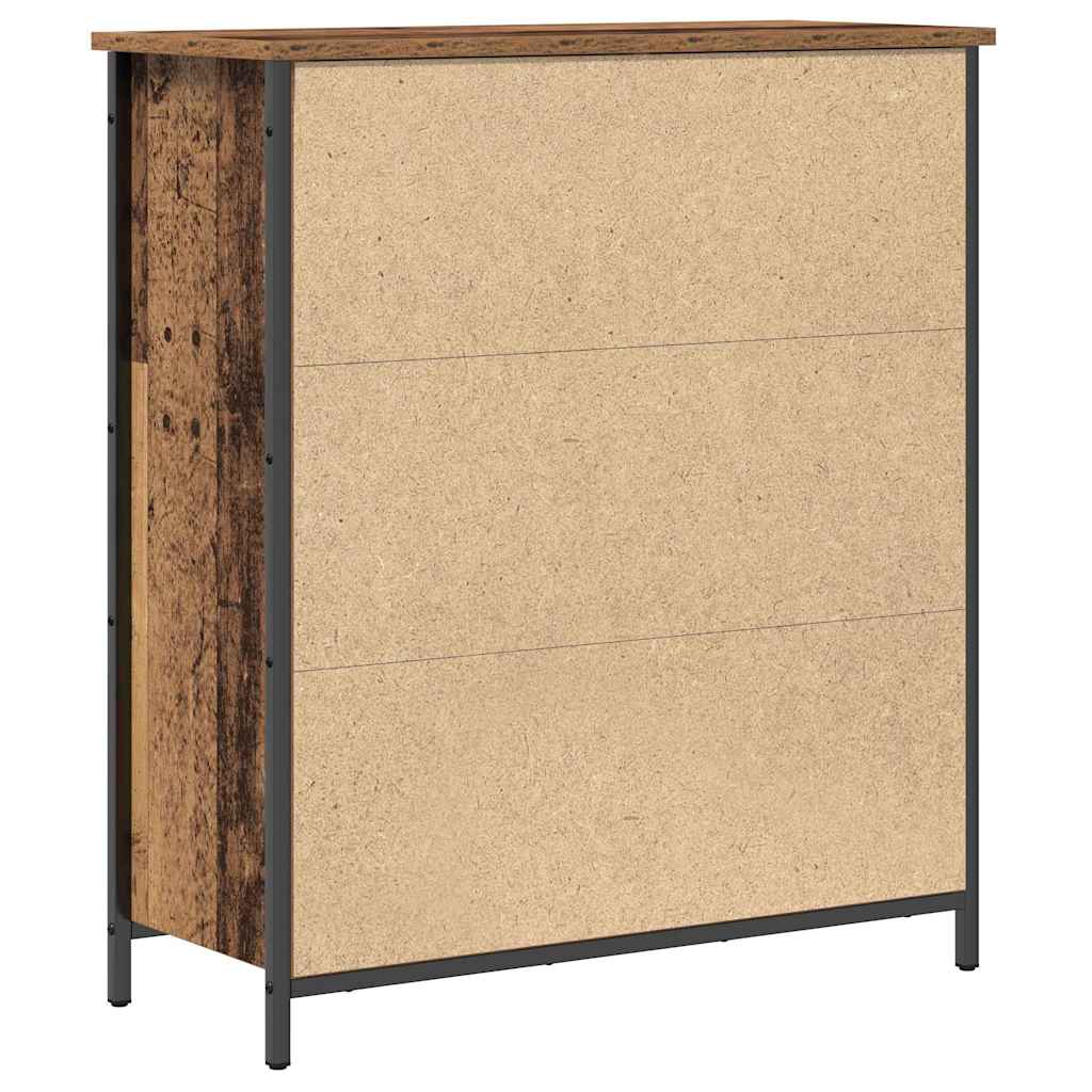 Sideboard Made of Reclaimed Wood 70 X 30 X 80 Cm Engineered Wood