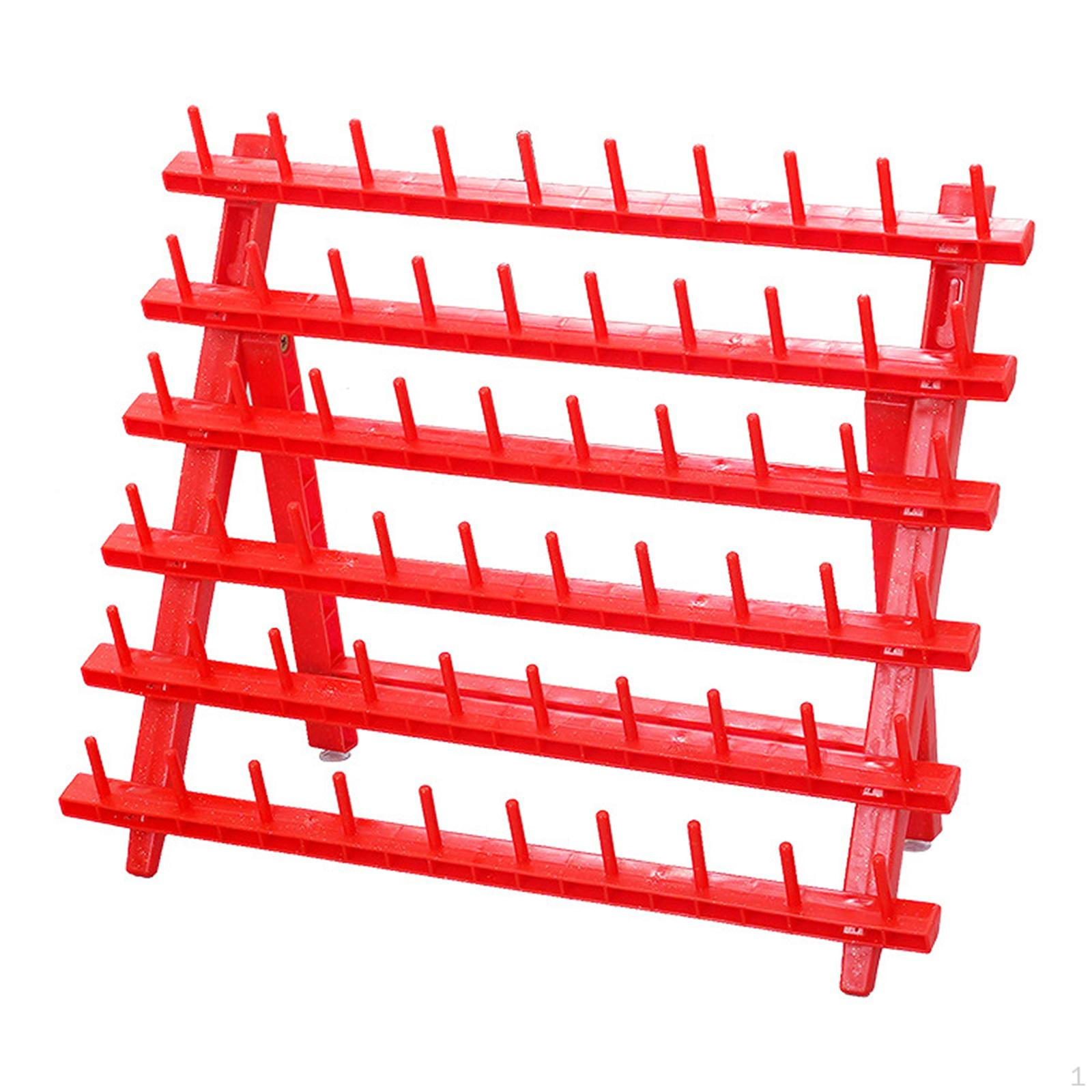 

Держатель для швейных ниток, подставка для хранения катушек, органайзер для шпуль для вязания кос красный