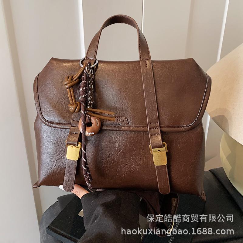 Tote Bag Women's Large Capacity 2025 New Autumn and Winter Versatile Casual Shoulder Underarm Commuter Bag Multi-functional Backpack