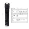 Kratax Powerful Zoom Powerful LED 835 5 Dimming Power Disaster Includes One 3000mAh Rechargeable Powerful Bicycle Light with Flashlight, Light,