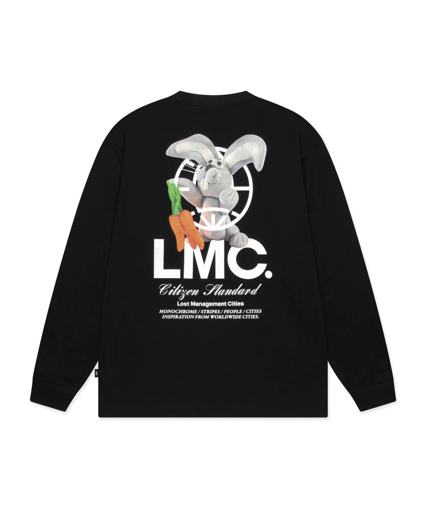 LMC Clay Rabbit Long Slv Tee Black