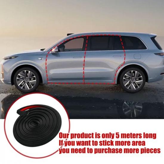 5M Car Rubber Seal Strip Noise ulation Sticker For Car Door Frame Accessories