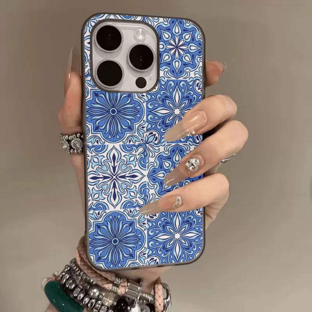 Moroccan Tile For IPhone 17 16 15 14 Plus 13 12 11 Pro Max With Shockproof Protective Phone Cover