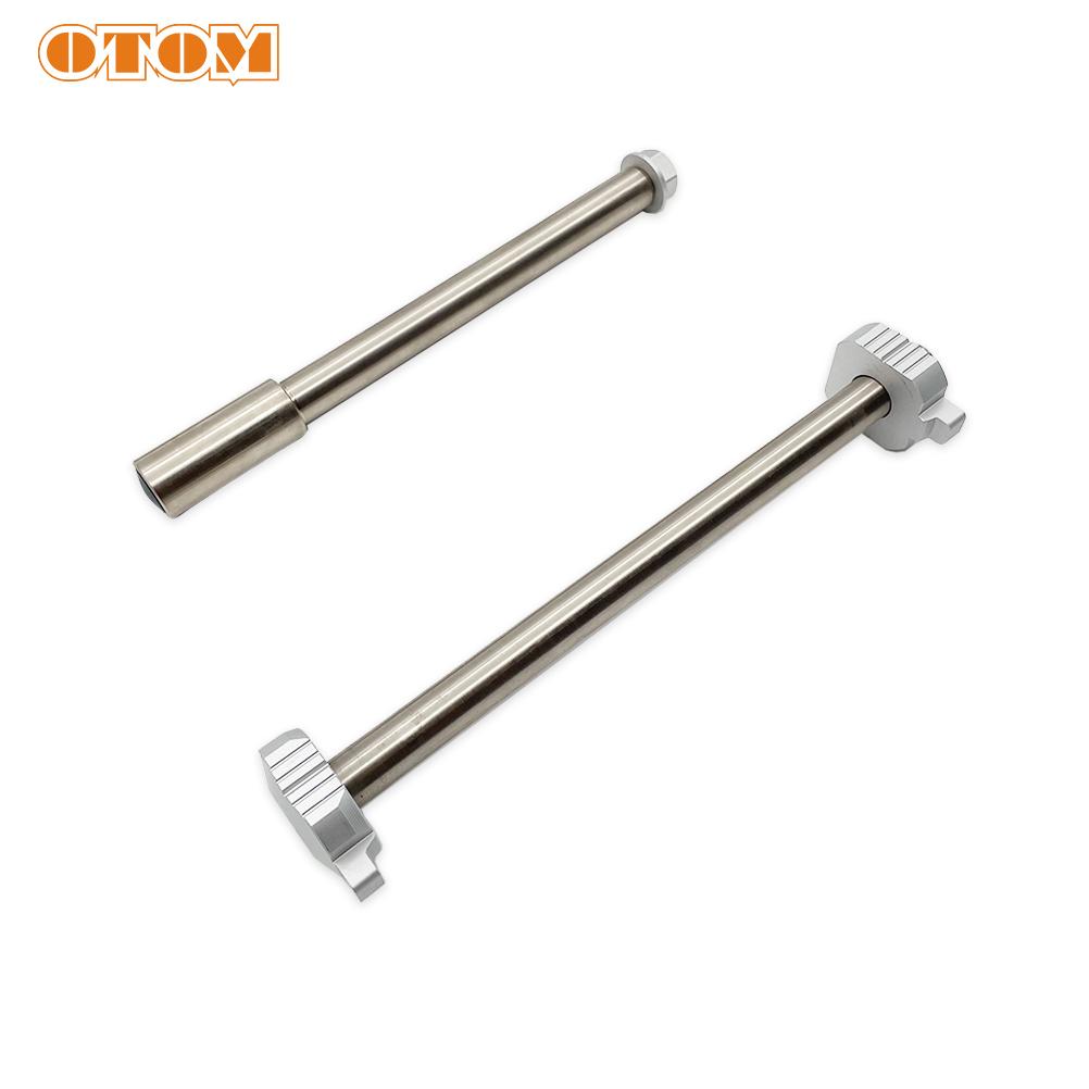 OTOM For KTM SX HUSQVARNA TC GASGAS MC 2016-2025 Motorcycle Front Axle Rear Wheel Axle With Nut Axle Block Pit Dirt Bikes