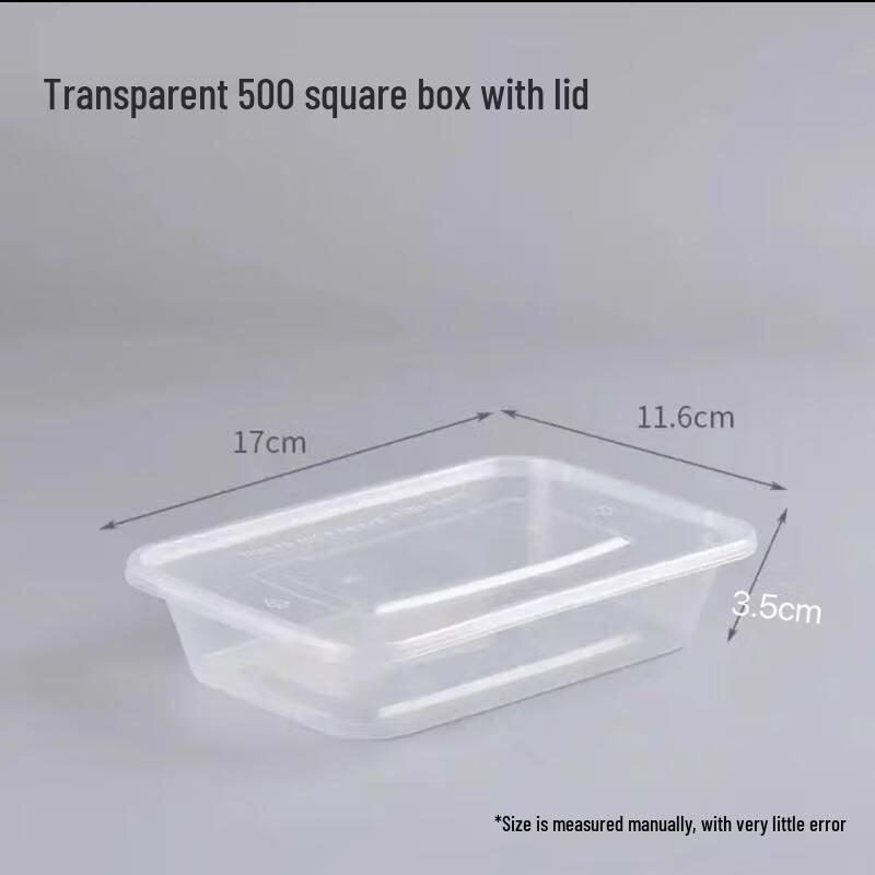 Disposable Takeout Food Containers & Bowls 500ml