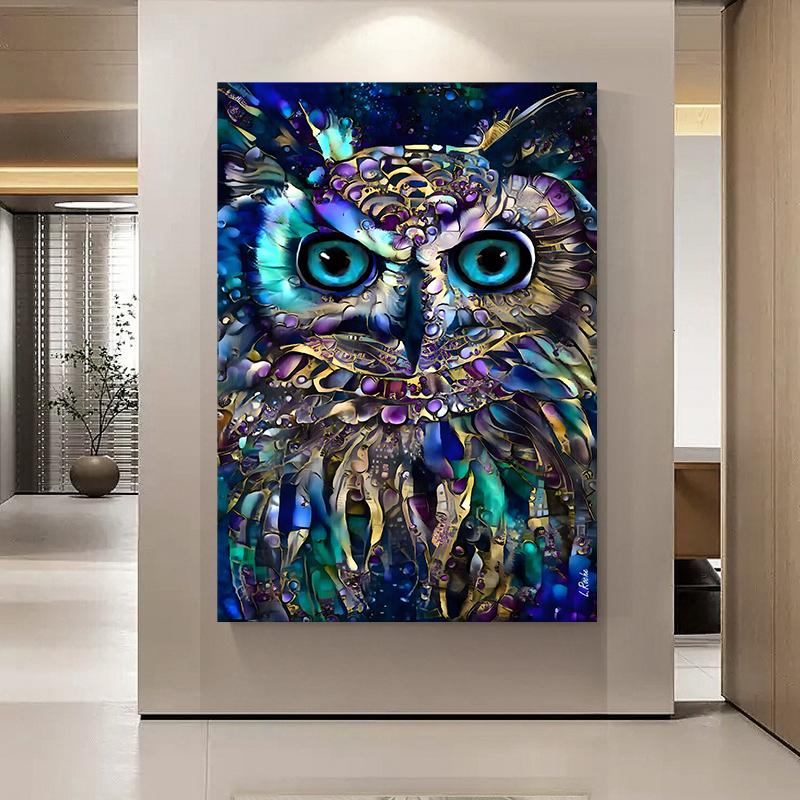 Abstract Elephant Lion Canvas Painting Wall Art Tiger Leopard Animal Posters and Prints for Living Room Home Decoration Cuadros