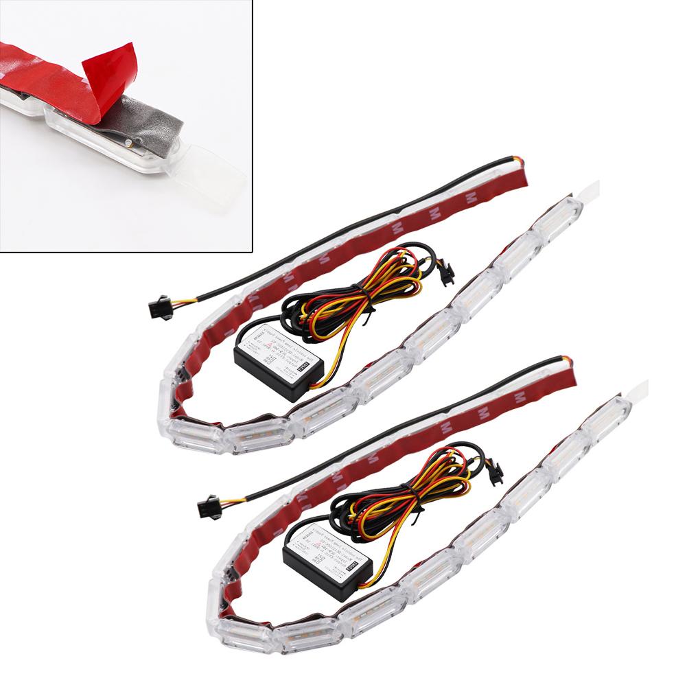 Żółta listwa świetlna 2835smd 2 szt. Wodoodporna biała Nowość