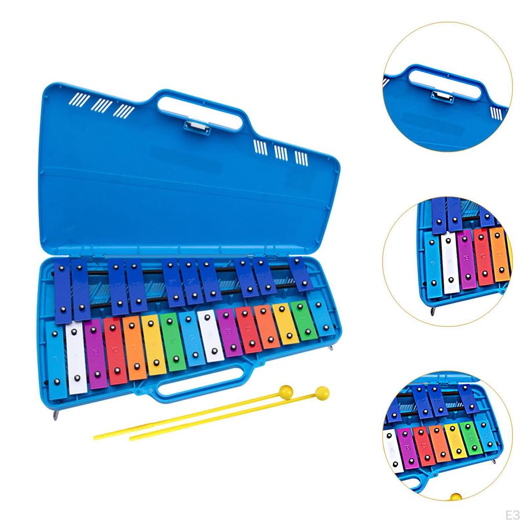 Children's Xylophone Music Instrument 25 Note Glockenspiel for Early Learning
