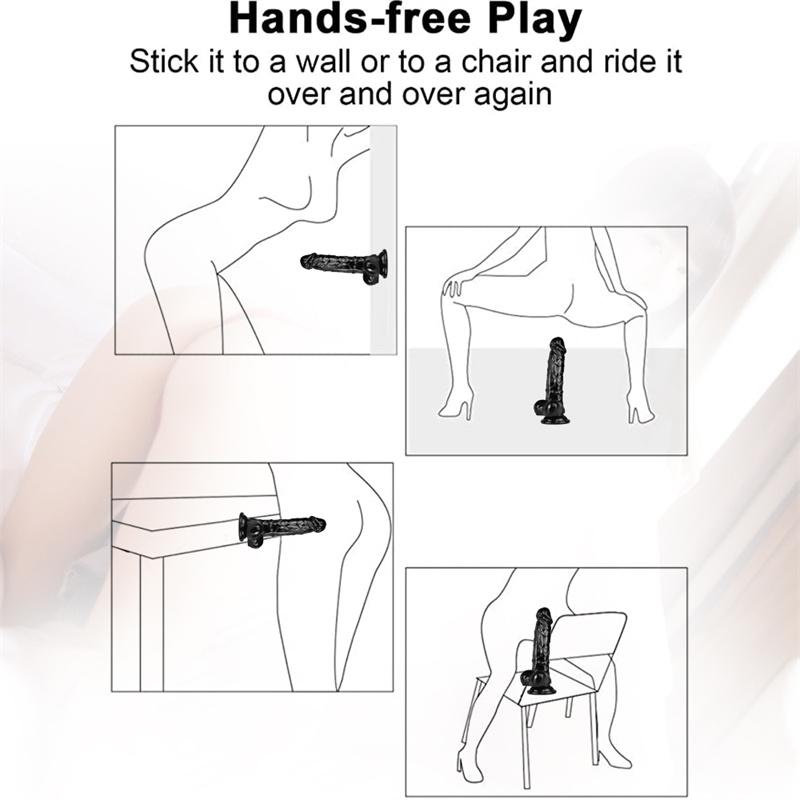 Female Simulation Dildo Crystal Transparent Dildo Adult Female Masturbation Stick