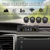 Auto Solar Drahtloses TPMS Reifendruckkontrollsystem LCD+4 Externe Autosensoren Auto LKW Wasserdicht IP67 Monitor