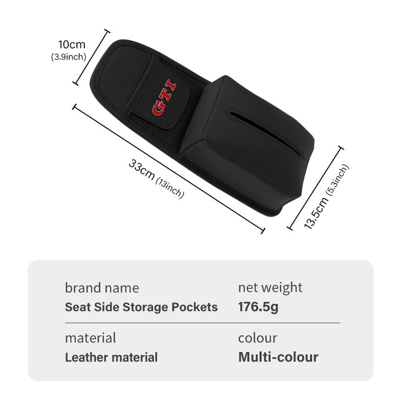 VFHJQ1 For Volkswagen VW Car Holder Between Seats Mutifuntional Middle Storage Bag Hanging GTI Tiguan Passat B5 B6 B7 CC Jetta MK5 MK6