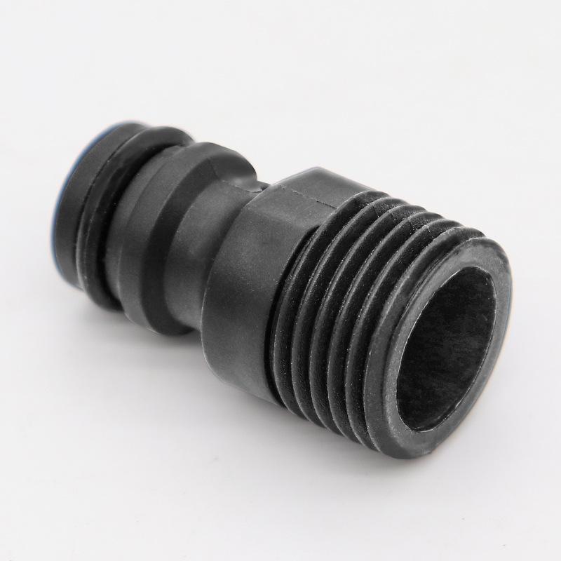 2/4pcs Threaded Tap Adapter Hydraulic Garden Plastic Quick Connect Water Pipe Joint Home Irrigation Fittings Car Wash Gun Tools